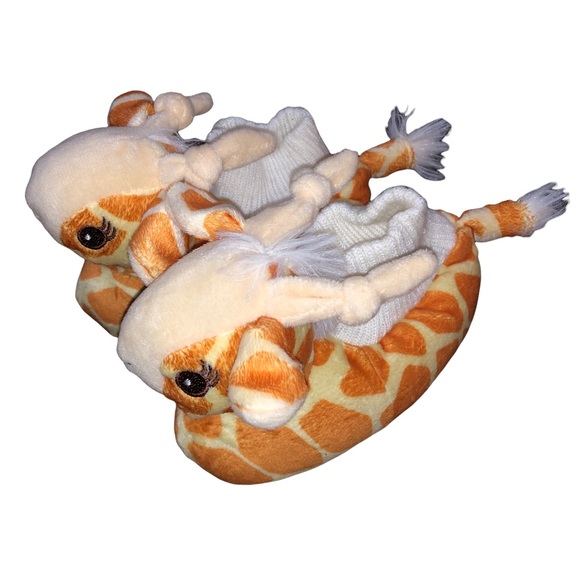 Yankee Toybox Infant Size 3-4 Giraffe Slippers - Picture 3 of 11